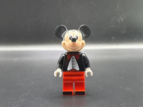 LEGO MINIFIGURE DISNEY MICKEY MOUSE - TUXEDO JACKET - RED BOW TIE DIS057