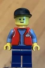 LEGO City Town Worker Driver Builder Dad Father Superintendent Manager Foreman