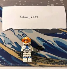 LEGO Star Wars Captain Vaughn Clone Trooper Minifigure w/ Blaster