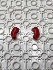 LEGO 981 & 982 Red Minifigure Replacement Arms x2 - 1 Pair Left Right