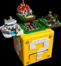 GENERIC Super Mario Super Mario 64 Question Mark Block 71395 2064 Pcs | No Box
