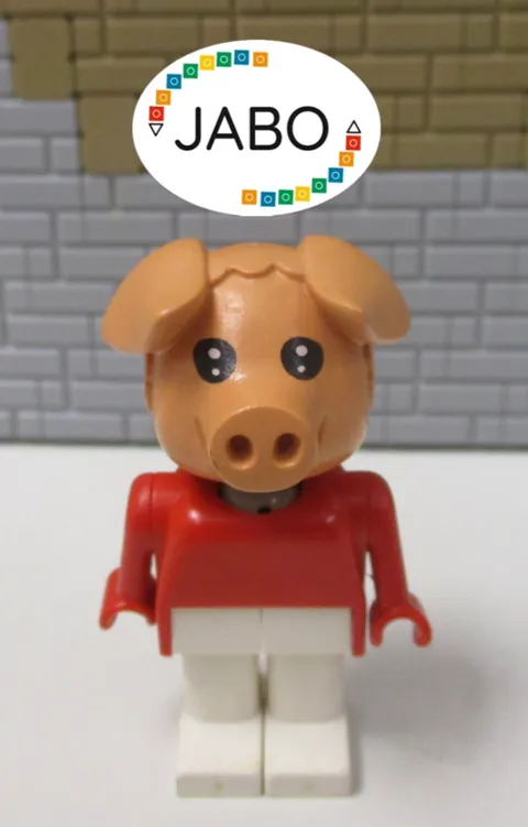 (E5/44) Lego Fabuland figure fab11d Pierre Pig 3631 3711