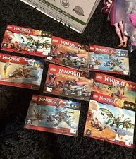 LEGO NINJAGO Instruction Manuals Booklet Lot Illustrated 70639 70602 70753 70593