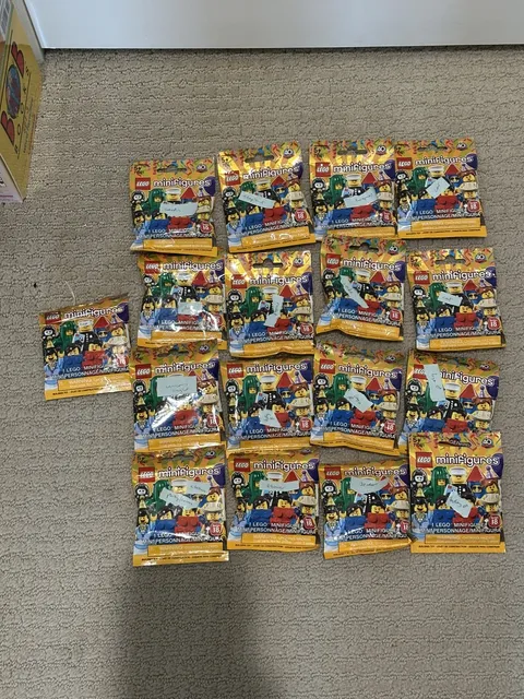 LEGO 71021 Minifigures Series 18 – Complete Set of 17 | NEW & SEALED！