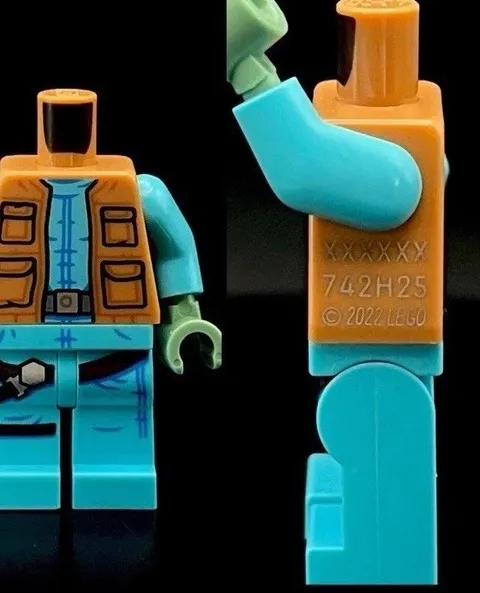Lego Star Wars Greedo Printer Alignment Minifigure Prototype Serial Misprint