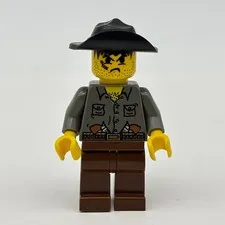 LEGO Adventurers Jungle Minifigure Rudo Max Villano adv012 River Raft 5901 1999