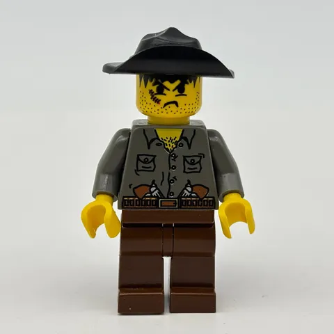 LEGO Adventurers Jungle Minifigure Rudo Max Villano adv012 River Raft 5901 1999