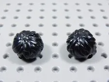 LEGO Harry Potter Lot of 2 Black Messy Hair Minifig BQ