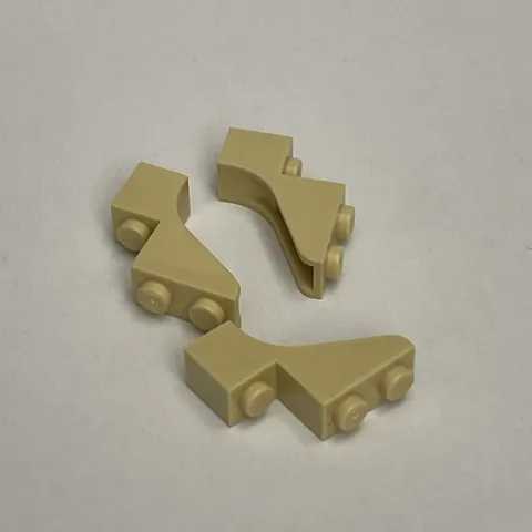 Lego 88292 Beige Replacement Parts Pieces Lot of 3