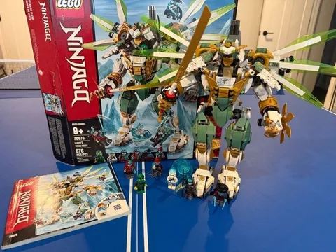 LEGO NINJAGO: Lloyd's Titan Mech (70676) 99.9% complete w/ box check description
