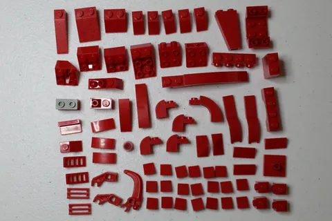 Red LEGO Assortment