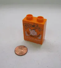 Lego Duplo Ghost Brick Or Treat Legoland Specialty Orange Block Halloween