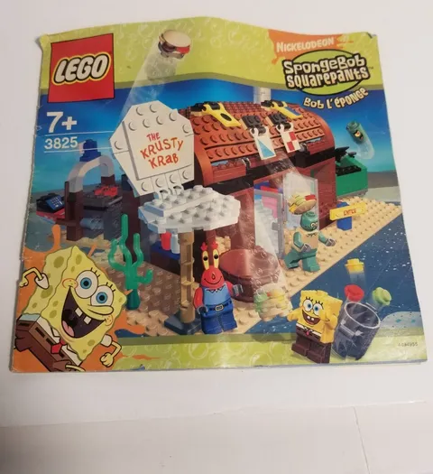 LEGO SpongeBob SquarePants 3825 Instruction Manual Only