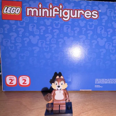 LEGO Minifigures Disney Series 2 Chip Minifigure w/ Stand Plastic Age 5+ LE