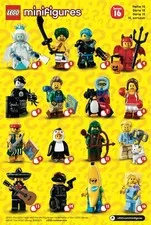 LEGO Minifigures Series 16 Complete Set Of 16 71013 - NEW Factory Sealed