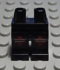 Lego Figure Accessories Legs Pants Black With Decor