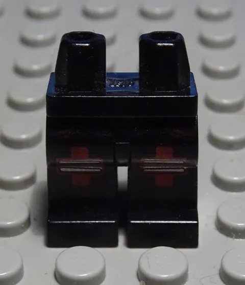Lego Figure Accessories Legs Pants Black With Decor