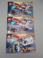 LEGO 3 Instruction Manuals 70811 The LEGO Movie The Flying Flusher BOOKS ONLY