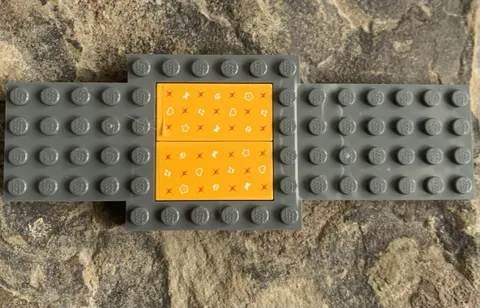 Lego 52037 Base Dark Gray Replacement Add-on Part Piece
