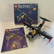 Lego 8836, Sky Ranger, Technic Model Airport 1992,Complete W Instructricon & Box