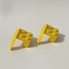 Lego 50745 Yellow Replacement Add-on Pieces Parts Lot of 2