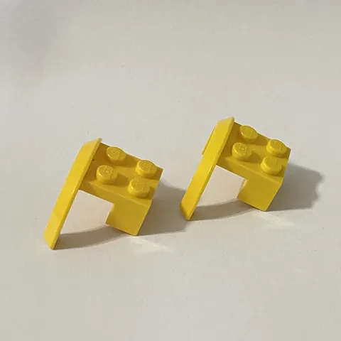 Lego 50745 Yellow Replacement Add-on Pieces Parts Lot of 2