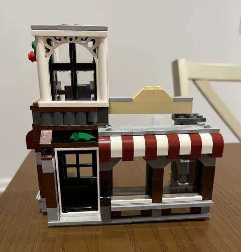 LEGO set 10249 Winter Toy Shop (incomplete, no minifigures) as pictured