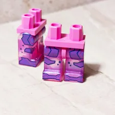 New LEGO Pink Legs See Thru Printed Purple Armor Girl Boy Ski Pants Space Cloth