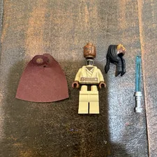 LEGO Star Wars Agen Kolar Minifigure w/ Starched Cape & Blue Lightsaber