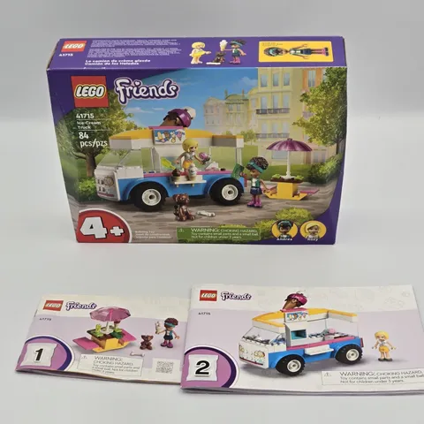 LEGO FRIENDS: Ice-Cream Truck 10727 Complete with box