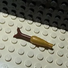 LEGO Gold Carrot Vegetable Accessory Minifig K9