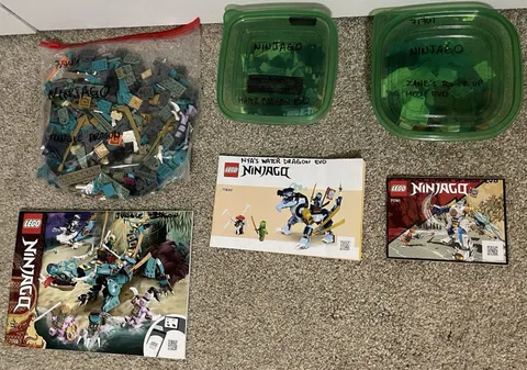 Lot of 3 Retired LEGO NINJAGO Sets - Jungle Dragon (71746), 71800 & 71761