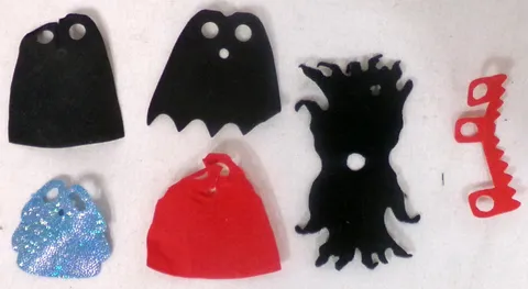 LEGO Cape and Skirt Lot Batman Lisa Dementor Black Red