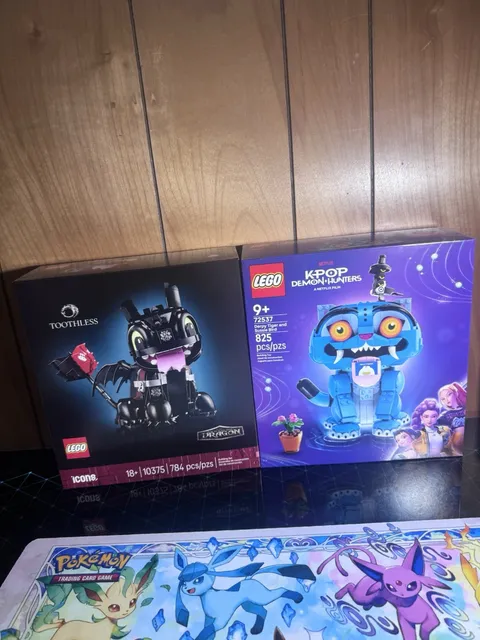 Lego Lot X2 Toothless & Kpop Demon Hunters Brand New Sealed!