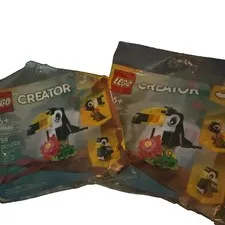 Lot of 2 LEGO 30688 - Creator 3 in 1 TROPICAL TOUCAN Polybag BRAND NEW!