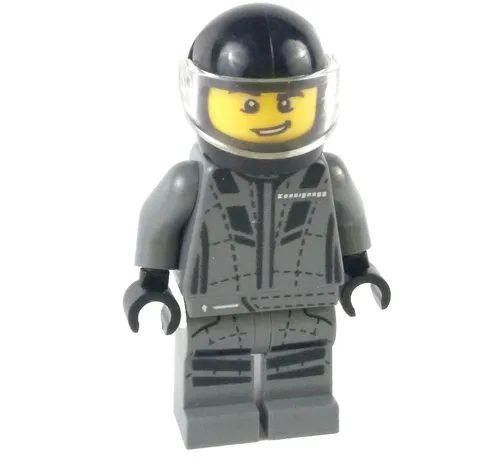 LEGO® Minifigure™ Koenigsegg Jesko Driver sc094