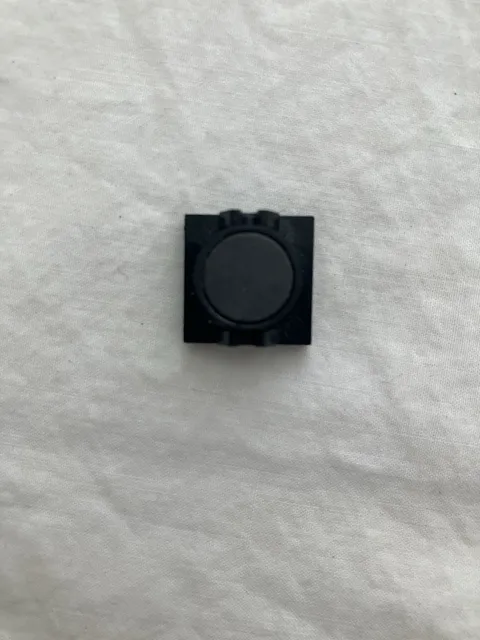 Vintage Lego Magnet Holder Tile 2 x 2 Short Arms 2609a + Black Cylindrical 73092
