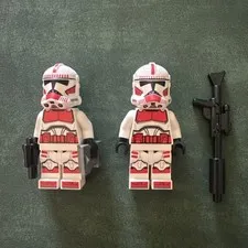 2x LEGO Star Wars Clone Shock Trooper Minifigure 75354 Coruscant Gunship sw1305