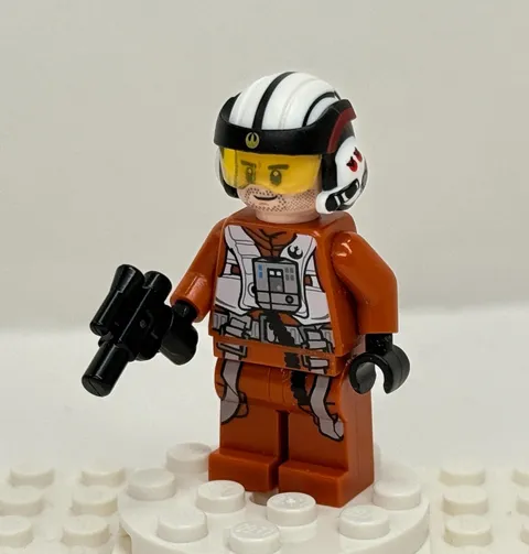 LEGO Star Wars Poe Dameron (Pilot Jumpsuit) Minifigure - sw0658 - Set 75102