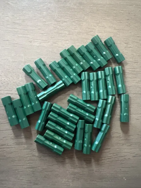 LEGO 26287 Dark Green Technic, Axle Connector 3L - 34 Pieces