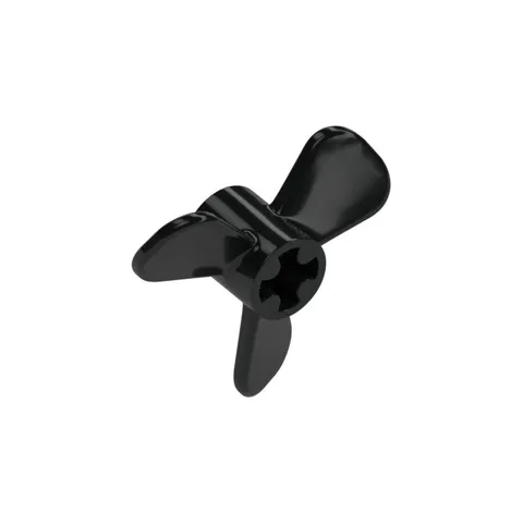 LEGO 10x Black Propeller 3 Blade 3 Diameter with Axle Hole inv.591