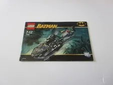 Lego Batman I 7780 The Batboat: Hunt for Killer Croc Instructions Manual Only