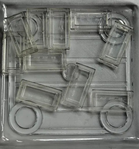 LEGO Tile 1 x 2,  3069, Trans-Clear, QTY 10 Free Shipping