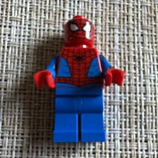 LEGO Marvel Spider-Man Minifigure Red Mask Red/Blue Suit Blue Legs Plastic 5+