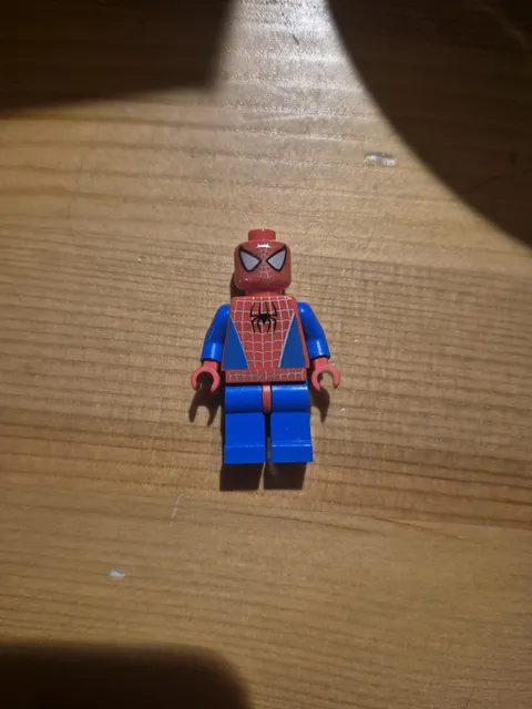 LEGO Spider-Man Minifigure with Blue Arms and Legs and Silver Webbing Spd001