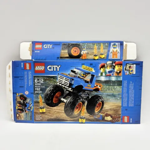 LEGO CITY Monster Truck 60180 Retired 2018 - Box Package Only