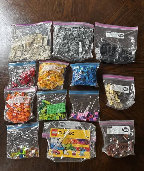 LEGO Classic Creative Brick Building Box (10697) & (10695) | Incomplete