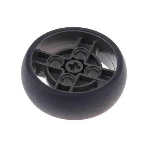 1x LEGO Technic Rubber Tire Black Rim 43x14 Pearl Gray 6421004 65834pb02