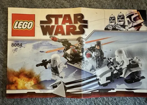 LEGO Star Wars- Snowtrooper Battle Pack - Manual Only - 8084
