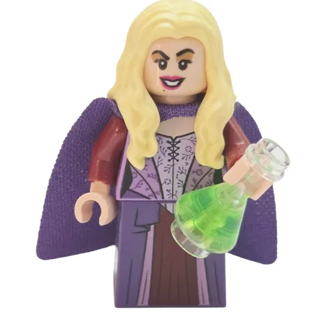 Lego Hocus Pocus Minifigure Sarah Sanderson w/ Potion Bottle idea161 21341